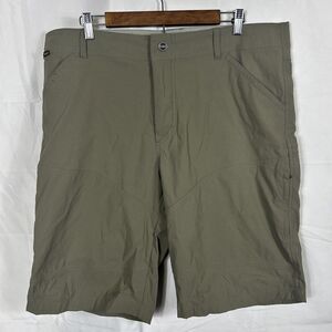 KUHL Born In The Mountains Shorts Men's SIZE 40 Brown 12" Inseam Zipper Pocket